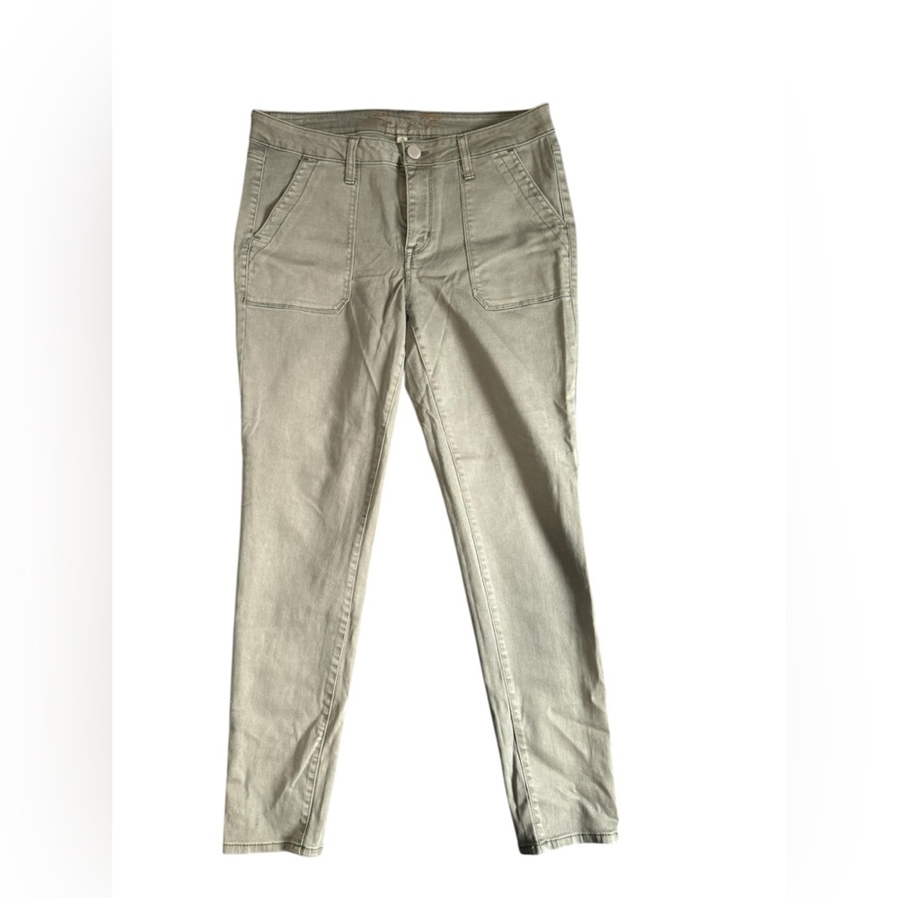 Seven7 Utility Ankle Skinny in Olive